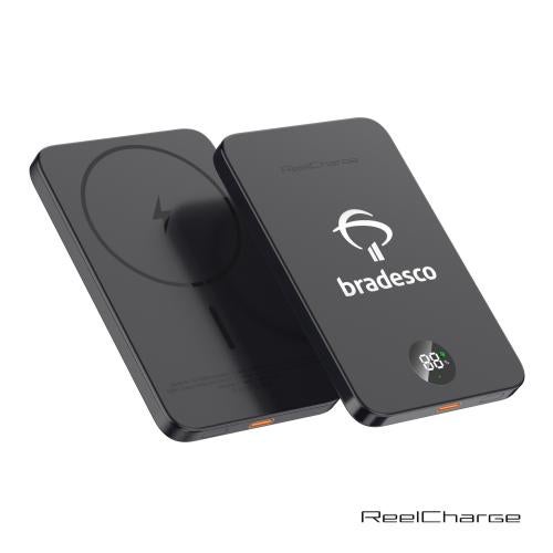 Promotional Products - Tech & Accessories  - Power Banks - ReelCharge Semi Solid State Aluminum Power Bank - 5K