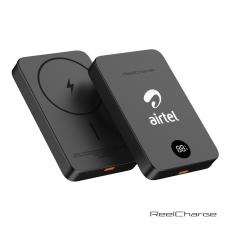 ReelCharge Semi Solid State Aluminum Power Bank - 10K - Power Banks