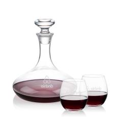 Elliston Decanter & Redmond Stemless Wine Set - Corporate Gifts
