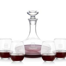 Elliston Decanter & Stanford Stemless Wine Set - Corporate Gifts