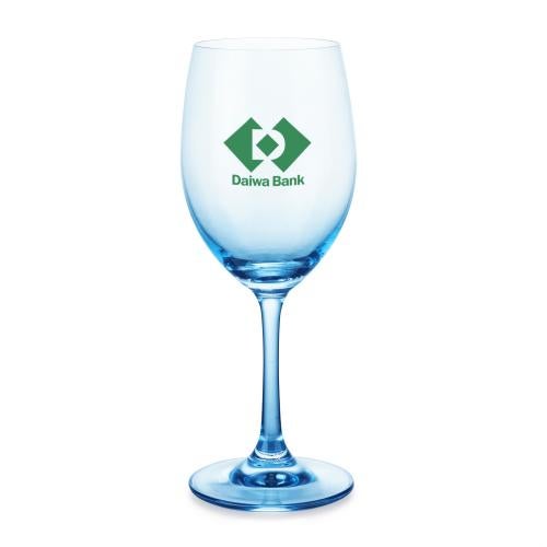 Corporate Gifts - Barware - Wine Glasses - Soudan Wine Blue - Imprinted