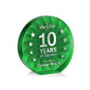 Apollo Green Circle Crystal Award