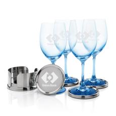 Baldoni Coasters & Soudan Blue Wine - Corporate Gifts