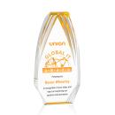 Lantana Full Color Gold Polygon Acrylic Award