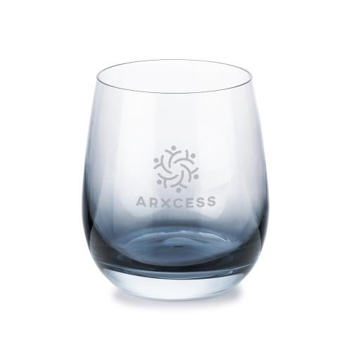 Corporate Gifts - Barware - On the Rocks Glasses - Soudan OTR Smoke - Deep Etch