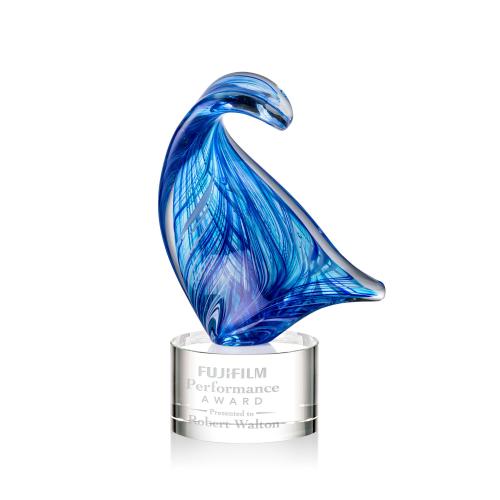 Awards and Trophies - Crystal Awards - Glass Awards - Art Glass Awards - Laguna Unique on Marvel Clear Glass Award