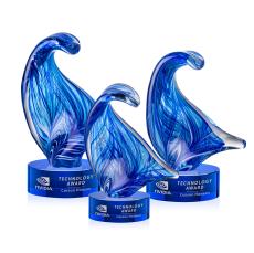 Laguna Unique on Stanrich Blue Glass Award - Glass Awards