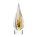 Carterra Tear Drop on Marvel Base Glass Award