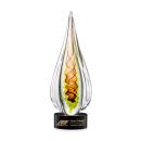 Carterra Tear Drop on Marvel Black Glass Award