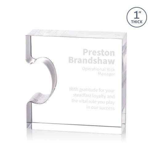 Awards and Trophies - Acrylic Awards - Jigsaw Medium Unique Acrylic Award