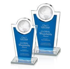 Fabiola Blue Globe Crystal Award - Globe Awards