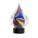 Valentina Black on Marvel Base Tear Drop Glass Award