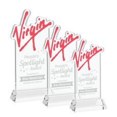EdgeCraft Rectangle on Hartford - Clear (via Air) - Crystal Awards