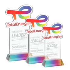 EdgeCraft Rectangle on Hartford - Prismatic (via Air) - Crystal Awards
