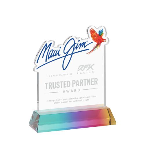 Awards and Trophies - Crystal Awards - EdgeCraft Square on Hartford - Prismatic (via Air)
