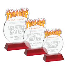 EdgeCraft Round on Hartford - Red (via Air) - Full Color Imprint