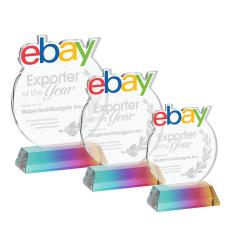 EdgeCraft Round on Hartford - Prismatic (via Ocean) - Full Color Imprint