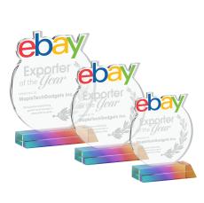 EdgeCraft Round on Mitered - Prismatic (via Ocean) - Full Color Imprint