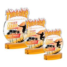 EdgeCraft Round Full Color on Alberton - Amber (via Air) - Full Color Imprint