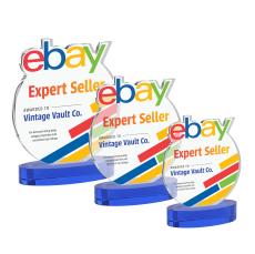 EdgeCraft Round Full Color on Alberton - Blue (via Air) - Full Color Imprint