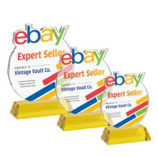 EdgeCraft Round Full Color on Hartford - Gold (via Air) - Full Color Imprint