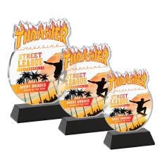 EdgeCraft Round Full Color on Hartford - Black (via Air) - Full Color Imprint