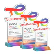 EdgeCraft Rect. Full Color on Mitered - Prismatic (Ocean) - Full Color Imprint