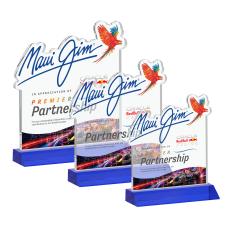 EdgeCraft Square Full Color on Mitered - Blue (via Ocean) - Full Color Imprint