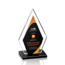 Zarita Full Color Black Diamond Crystal Award