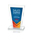 Heckel Full Color Blue Crystal Award