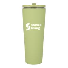 Krantz Rubberized Tumbler w/Straw & Carry Handle - 30oz - Tumblers