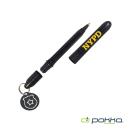 Pokka&reg; Pocket Pen w/Dock & Chrome Keyring & Charm in Tin Box