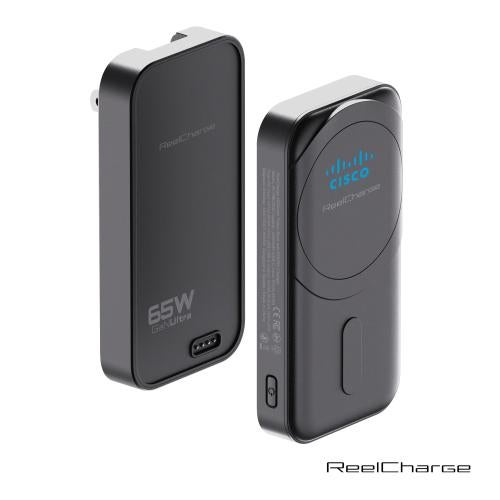 Promotional Products - Tech & Accessories  - Power Banks - ReelCharge 2 In 1 Power Bank Slim Wall Charger