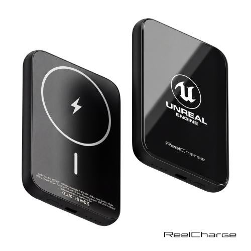 Promotional Products - Tech & Accessories  - Power Banks - ReelCharge ReelSafe&trade; Solid State Wireless Power Bank
