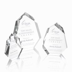 Employee Gifts - Norwood Clear Polygon Crystal Award