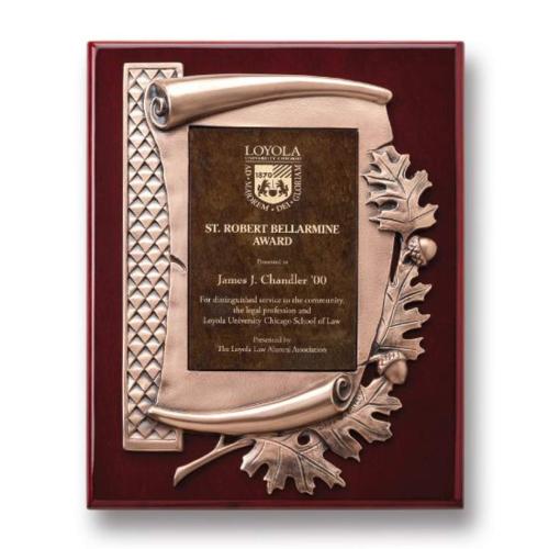Awards and Trophies - Plaque Awards - Oak Leaf Plaque 