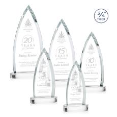 Shildon Clear on Alberton Base Peaks Crystal Award - Awards and Trophies