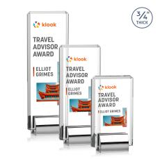 Annapolis Full Color Rectangle Metal Award - Metal Awards