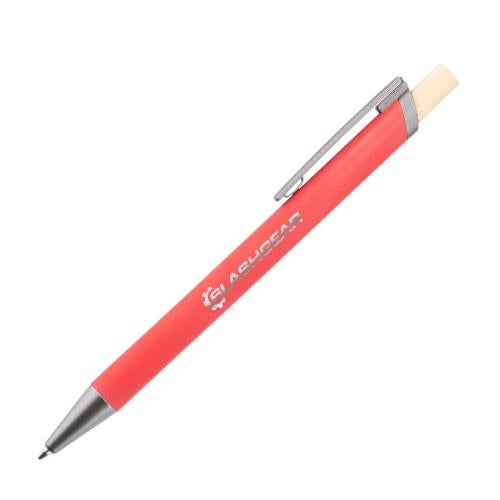 Promotional Products - Writing Instruments - Metal Pens - Shearwater Ballpoint Pen w/Bamboo Clicker