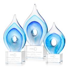 Caspian Tear Drop on Lexington Glass Award - Glass Awards