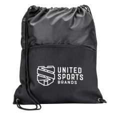 Jadis Drawstring Bag w/ Zipper Pocket - Bags