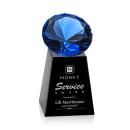 Celestina Black/Sapphire Crystal Award