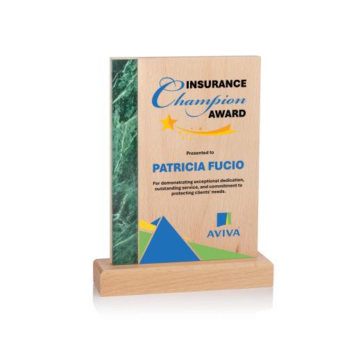 Awards and Trophies - Full Color Imprint - Thornhill Full Color Rectangle Award