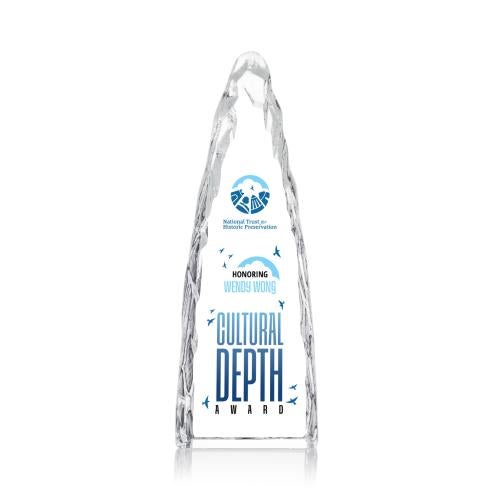 Awards and Trophies - Crystal Awards - Goderich Iceberg Full Color Peaks Crystal Award