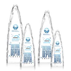 Goderich Iceberg Full Color Peaks Crystal Award - Crystal Awards