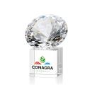 Diamond on Cube Full Color Crystal Award