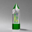 Coventry Full Color Green Towers Crystal Award