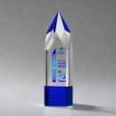Coventry Full Color Blue Towers Crystal Award
