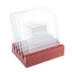 Talbot Coaster - Set of 4 on Rosewood Base - Corporate Gifts