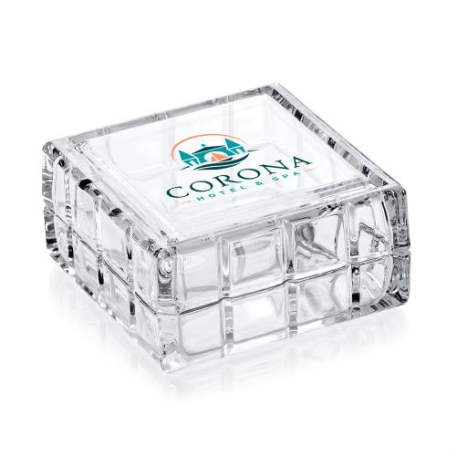 Corporate Gifts - Desk Accessories - Trinket Boxes - Monticello Full Color Trinket Box